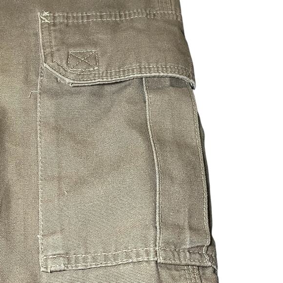 Vintage Carhartt Brown Y2K Canvas Carpenter Cargo Pants Dungaree Fit Mens 38x30 - Picture 6 of 8